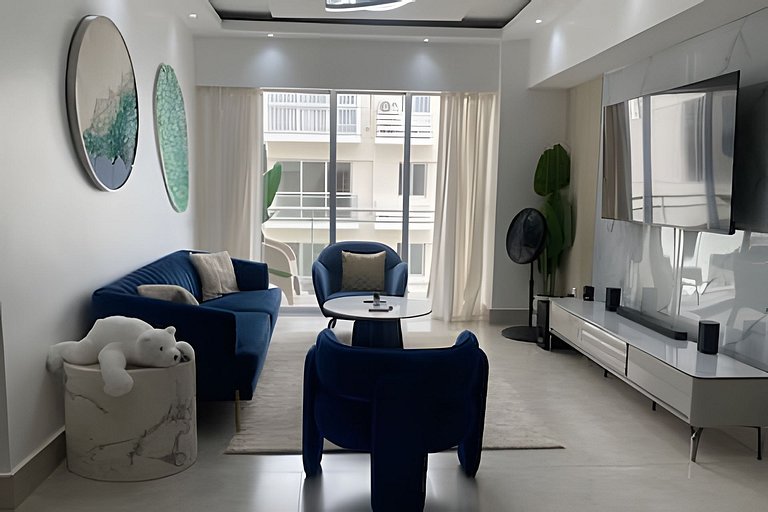 2 habitaciones espléndido apartamento Vista al Mar