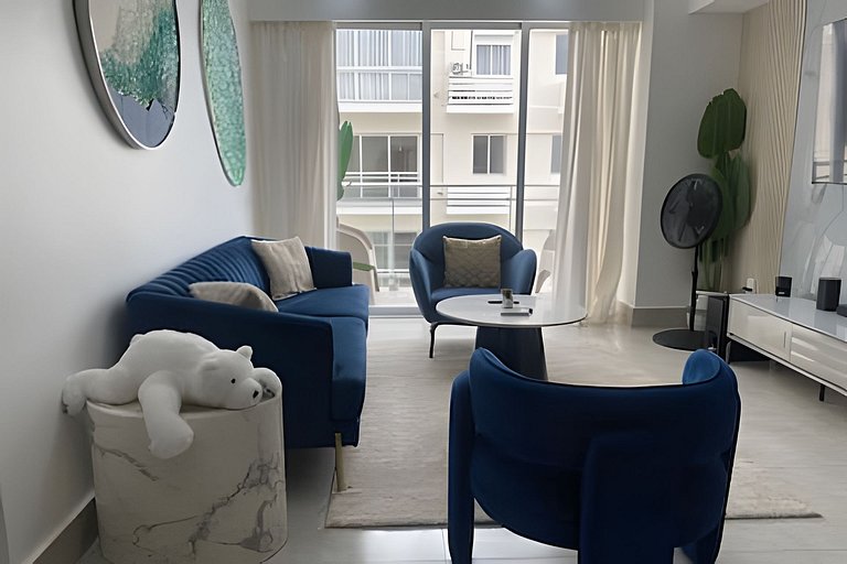 2 habitaciones espléndido apartamento Vista al Mar