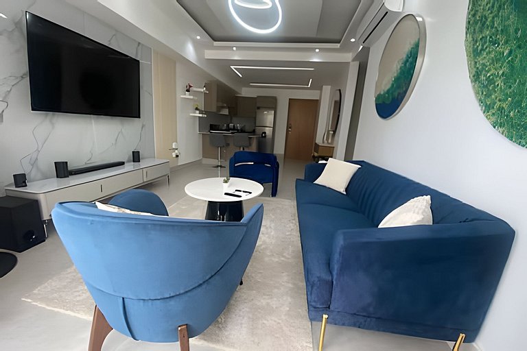 2 habitaciones espléndido apartamento Vista al Mar