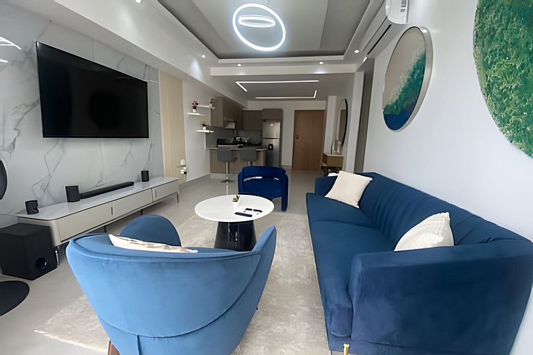 2 habitaciones espléndido apartamento Vista al Mar