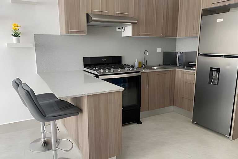2 habitaciones espléndido apartamento Vista al Mar