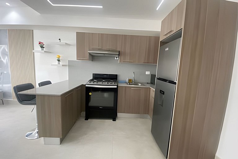 2 habitaciones espléndido apartamento Vista al Mar