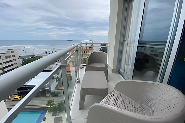 2 habitaciones espléndido apartamento Vista al Mar