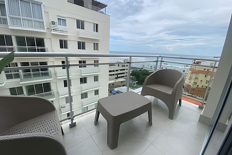2 habitaciones espléndido apartamento Vista al Mar