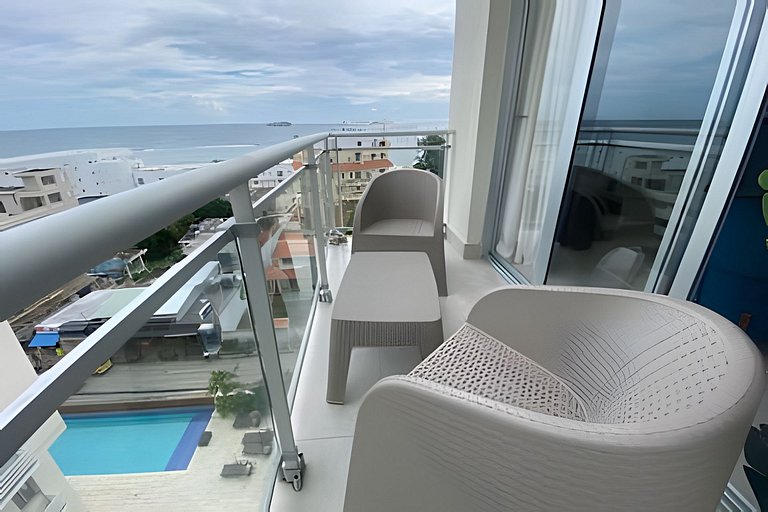 2 habitaciones espléndido apartamento Vista al Mar