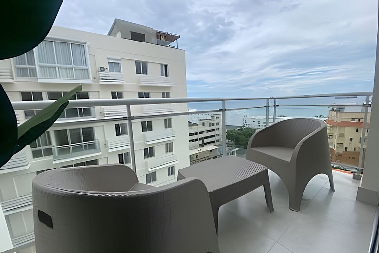2 habitaciones espléndido apartamento Vista al Mar