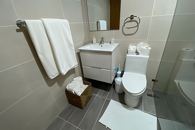 Centre-ville moderne et luxueux