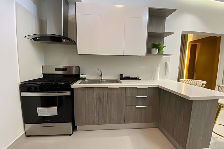 Centre-ville moderne et luxueux