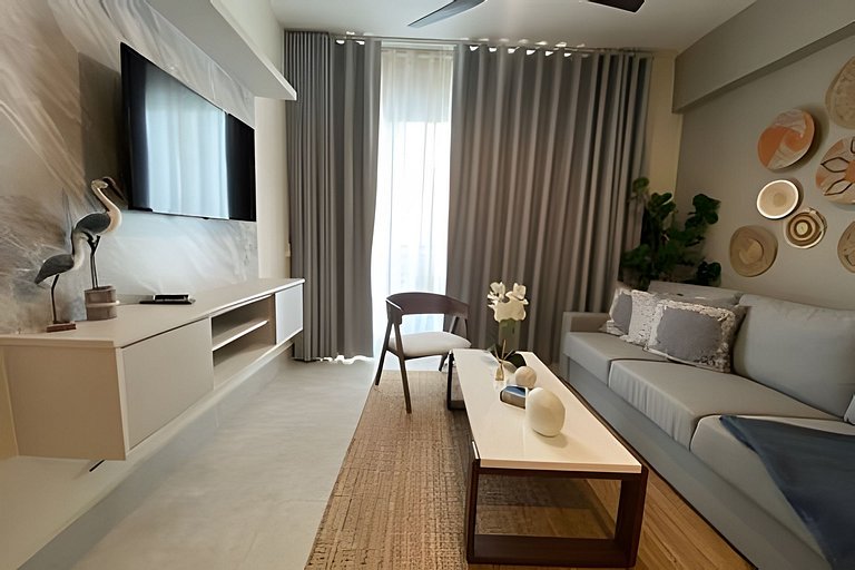 Apartamento cerca de la  playa 2 habitaciones
